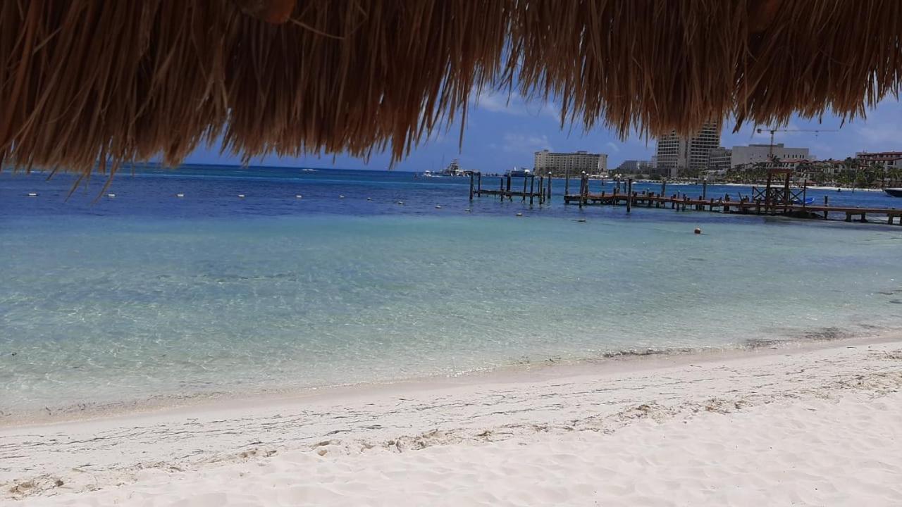 Ocean Front - Ground Floor Condo Cancun Luaran gambar