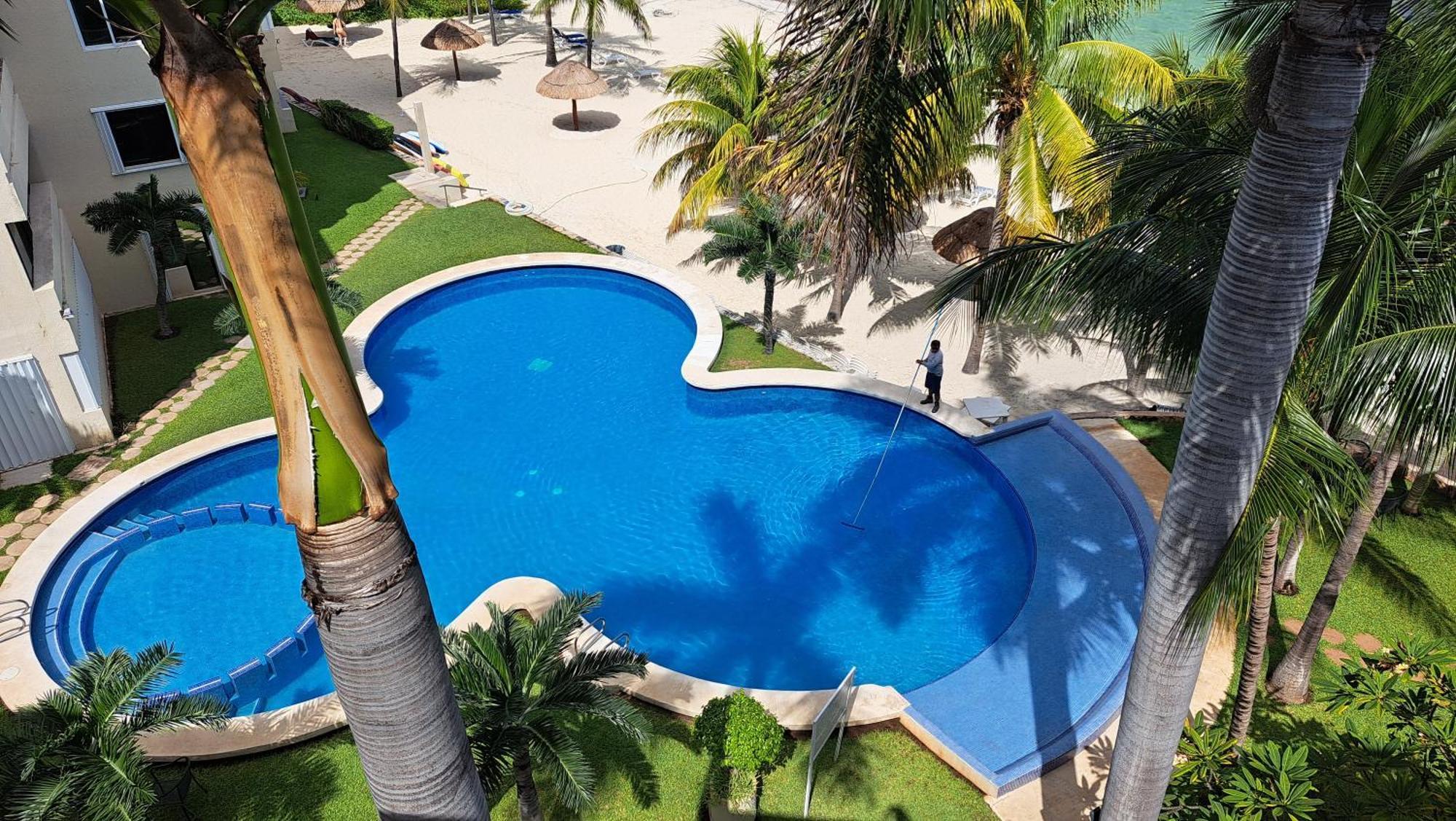 Ocean Front - Ground Floor Condo Cancun Luaran gambar